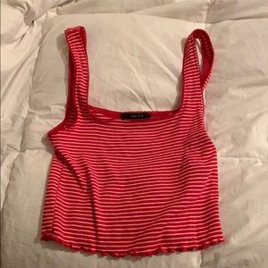red striped tank top worn once
